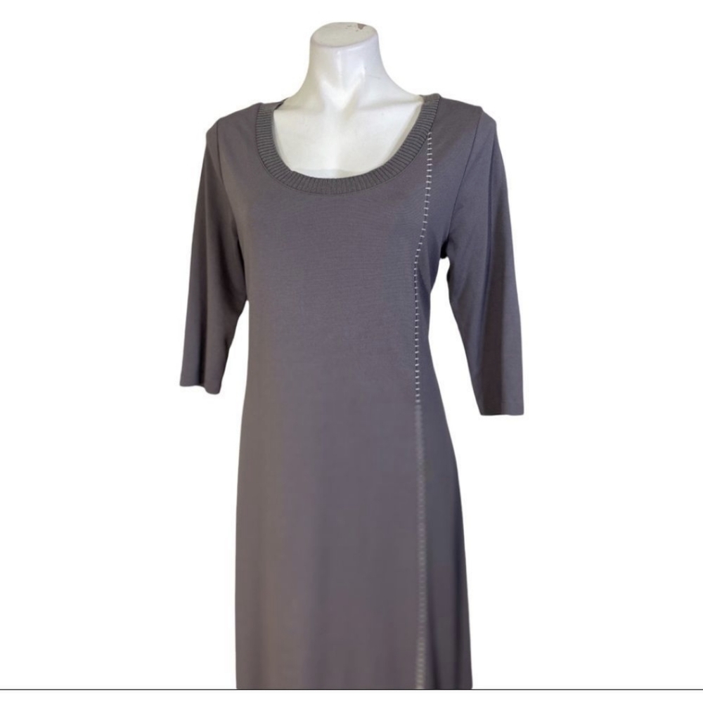 Soft Surroundings gray maxi dress size petite small